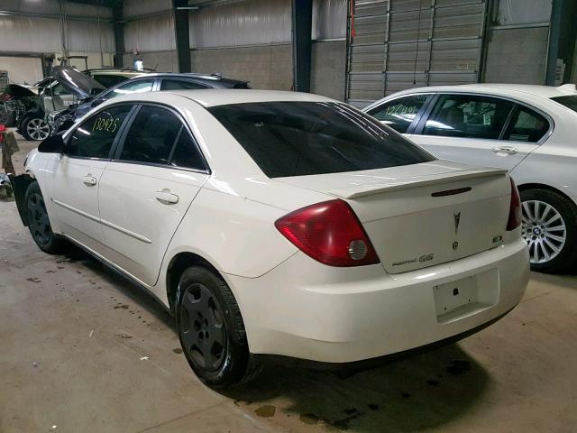 1G2ZF55B364231333 - 2006 PONTIAC G6 SE WHITE photo 3