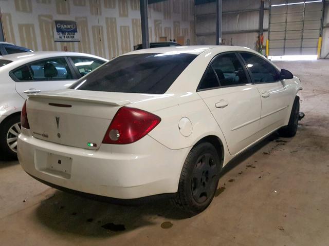 1G2ZF55B364231333 - 2006 PONTIAC G6 SE WHITE photo 4