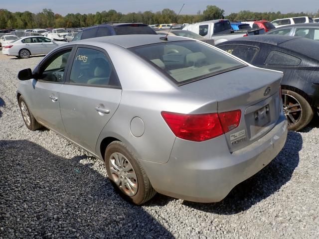 KNAFU4A20D5737923 - 2013 KIA FORTE EX SILVER photo 3