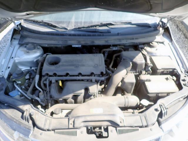 KNAFU4A20D5737923 - 2013 KIA FORTE EX SILVER photo 7