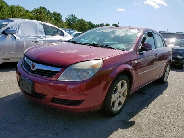 1G8ZS57N07F208316 - 2007 SATURN AURA XE BURGUNDY photo 2