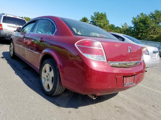 1G8ZS57N07F208316 - 2007 SATURN AURA XE BURGUNDY photo 3