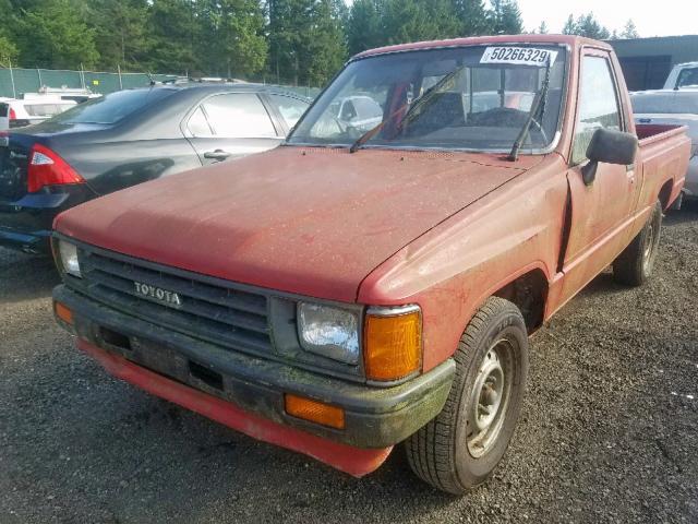 JT4RN50R4H0241866 - 1987 TOYOTA PICKUP 1/2 RED photo 2