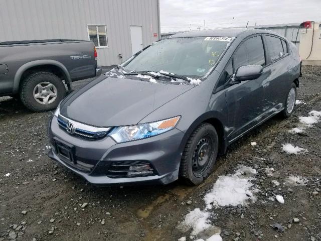 JHMZE2H37CS006744 - 2012 HONDA INSIGHT GRAY photo 2