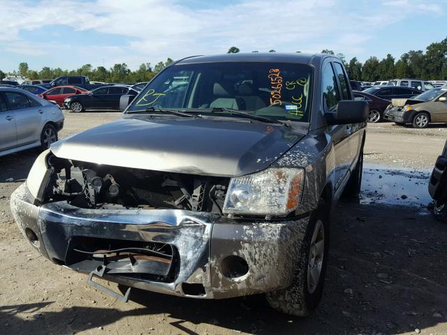 1N6BA07A56N513225 - 2006 NISSAN TITAN XE GRAY photo 2