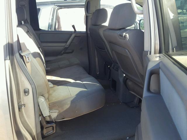 1N6BA07A56N513225 - 2006 NISSAN TITAN XE GRAY photo 6