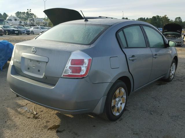 3N1AB61E58L678305 - 2008 NISSAN SENTRA 2.0 GRAY photo 4