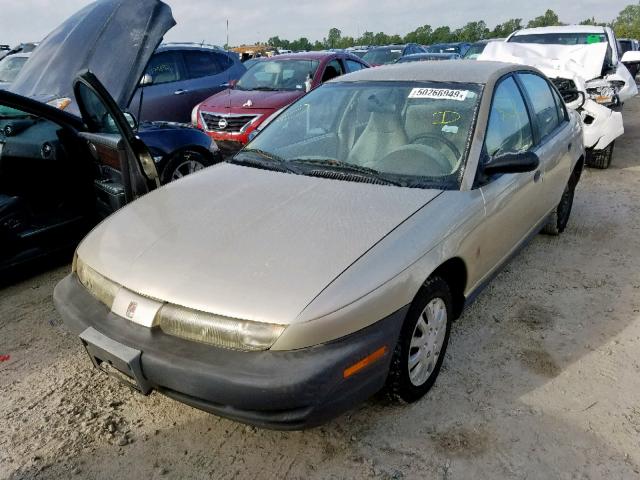 1G8ZH5285VZ410984 - 1997 SATURN SL1 GOLD photo 2