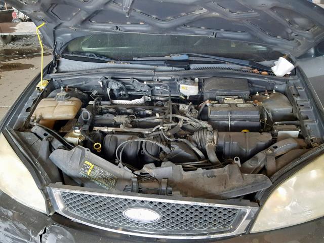 1FAFP34N57W321963 - 2007 FORD FOCUS ZX4 GRAY photo 7