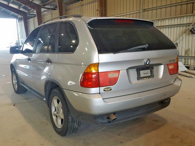 WBAFA53521LM78431 - 2001 BMW X5 3.0I SILVER photo 3