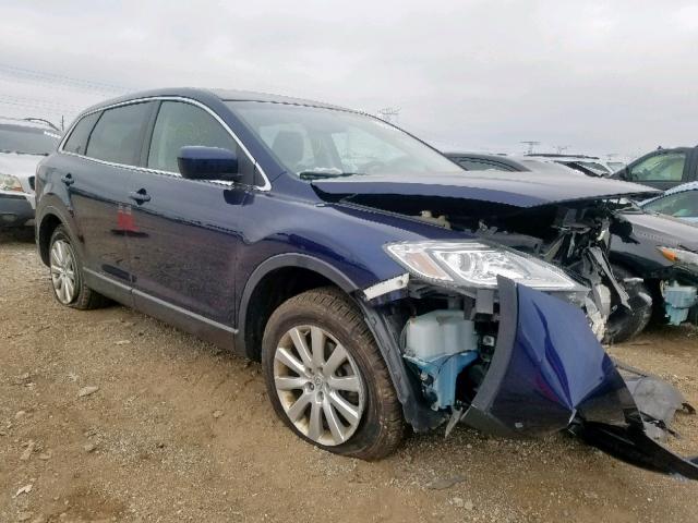 JM3TB28A980125677 - 2008 MAZDA CX-9 BLUE photo 1