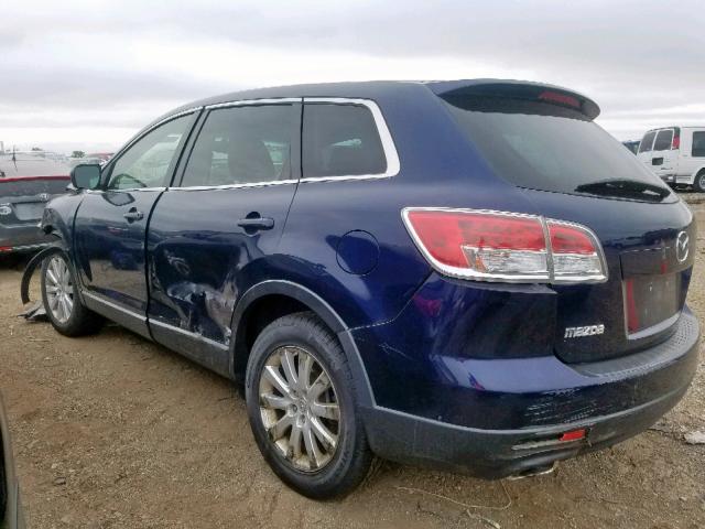 JM3TB28A980125677 - 2008 MAZDA CX-9 BLUE photo 3