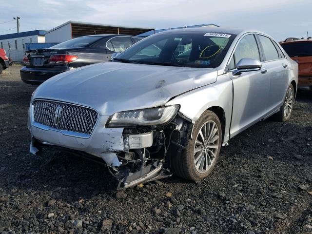 3LN6L5A91HR633903 - 2017 LINCOLN MKZ PREMIE SILVER photo 2