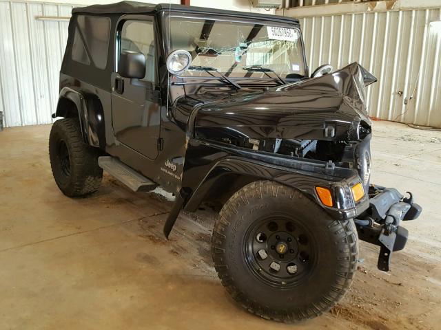 1J4FA44S96P759797 - 2006 JEEP WRANGLER / BLACK photo 1