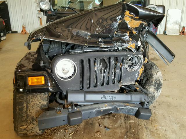 1J4FA44S96P759797 - 2006 JEEP WRANGLER / BLACK photo 7