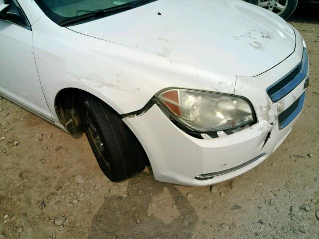 1G1ZC5E09AF229126 - 2010 CHEVROLET MALIBU 1LT 白色 照片 9