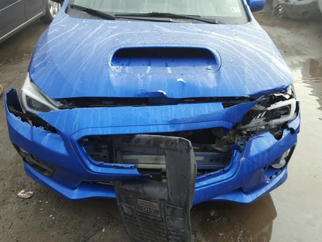 JF1VA1E69H9810794 - 2017 SUBARU WRX PREMIU BLUE photo 7