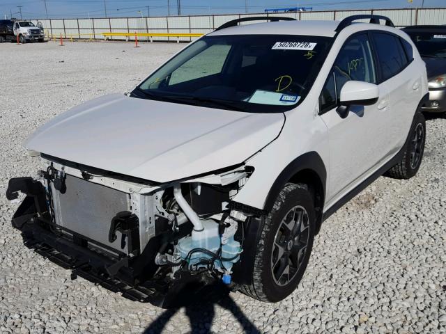 JF2GTABC6JG243468 - 2018 SUBARU CROSSTREK WHITE photo 2