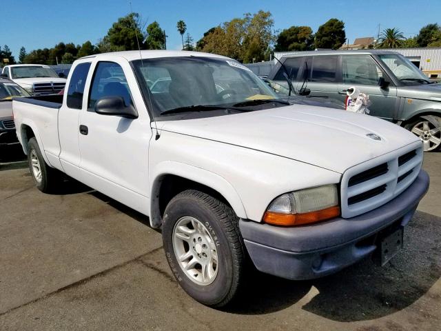 1D7HL12X33S155134 - 2003 DODGE DAKOTA SXT WHITE photo 1