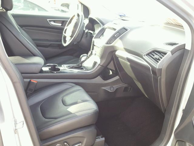 2FMPK3K86HBB46194 - 2017 FORD EDGE TITAN SILVER photo 5