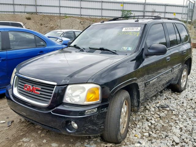 1GKDT13SX52285429 - 2005 GMC ENVOY BLACK photo 2