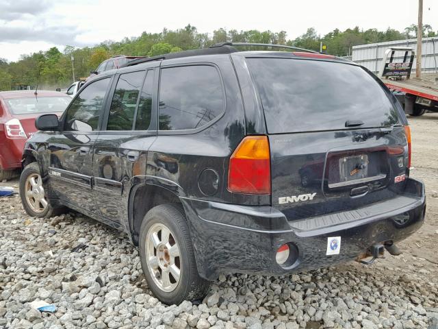 1GKDT13SX52285429 - 2005 GMC ENVOY BLACK photo 3