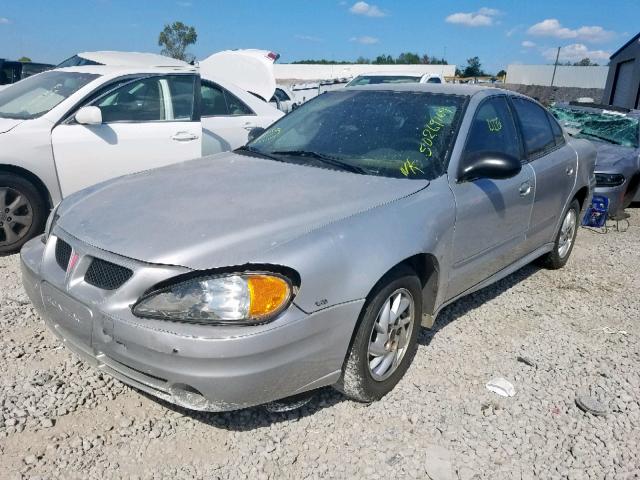 1G2NF52EX4M560993 - 2004 PONTIAC GRAND AM S SILVER photo 2