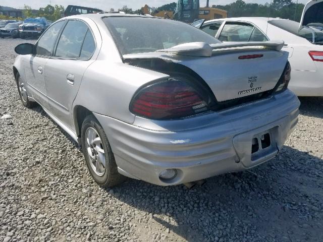 1G2NF52EX4M560993 - 2004 PONTIAC GRAND AM S SILVER photo 3