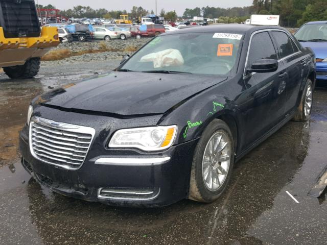 2C3CCAAG5EH339950 - 2014 CHRYSLER 300 BLACK photo 2