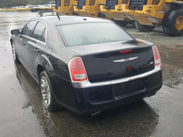 2C3CCAAG5EH339950 - 2014 CHRYSLER 300 BLACK photo 3