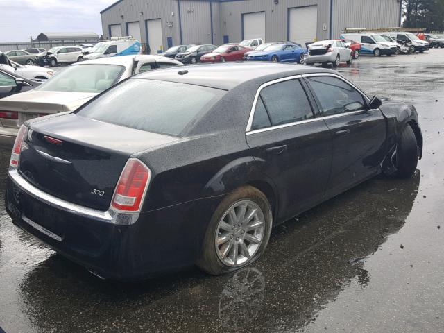 2C3CCAAG5EH339950 - 2014 CHRYSLER 300 BLACK photo 4