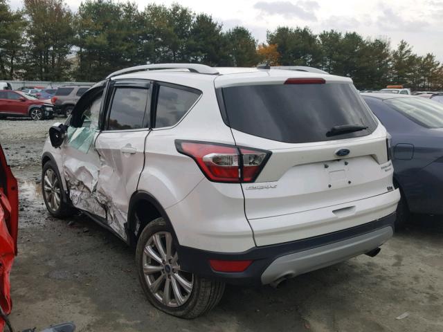 1FMCU0JD2HUC92351 - 2017 FORD ESCAPE TIT WHITE photo 3