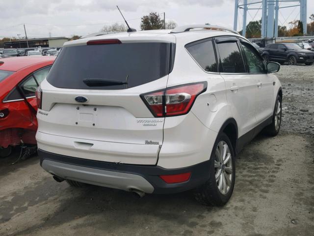 1FMCU0JD2HUC92351 - 2017 FORD ESCAPE TIT WHITE photo 4