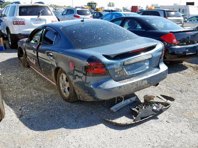 2G2WP552861190077 - 2006 PONTIAC GRAND PRIX BLUE photo 3