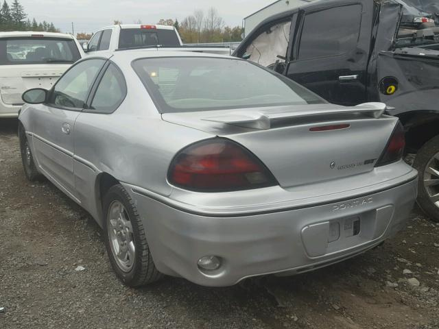 1G2NW12E53C208210 - 2003 PONTIAC GRAND AM G SILVER photo 3