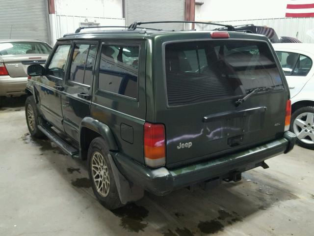 1J4FT78S0WL274879 - 1998 JEEP CHEROKEE L GREEN photo 3