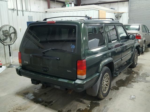 1J4FT78S0WL274879 - 1998 JEEP CHEROKEE L GREEN photo 4