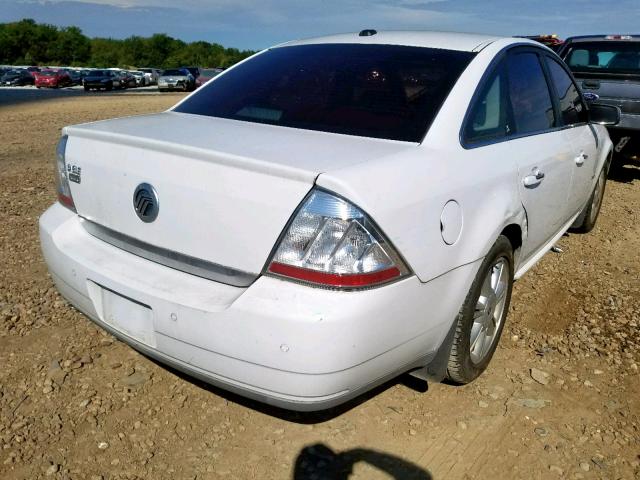 1MEHM42W08G626682 - 2008 MERCURY SABLE PREM WHITE photo 4