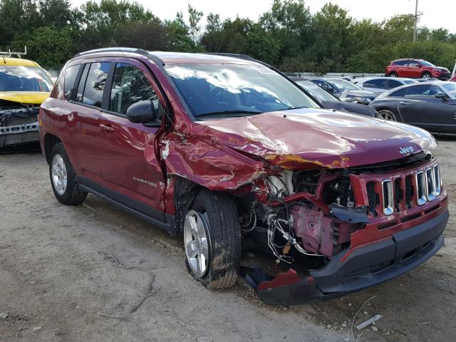 1C4NJCBA2DD245682 - 2013 JEEP COMPASS SP كستنائي صورة 1