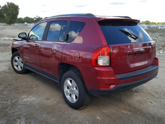 1C4NJCBA2DD245682 - 2013 JEEP COMPASS SP كستنائي صورة 3