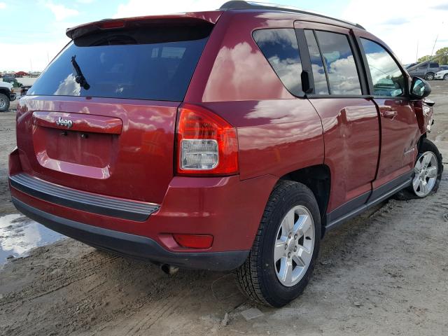 1C4NJCBA2DD245682 - 2013 JEEP COMPASS SP كستنائي صورة 4