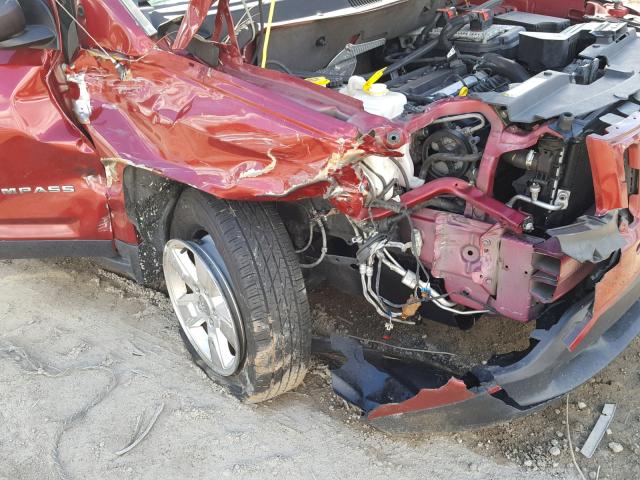 1C4NJCBA2DD245682 - 2013 JEEP COMPASS SP كستنائي صورة 9