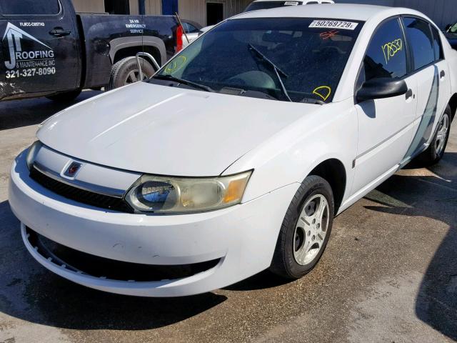 1G8AG52F24Z152226 - 2004 SATURN ION LEVEL WHITE photo 2