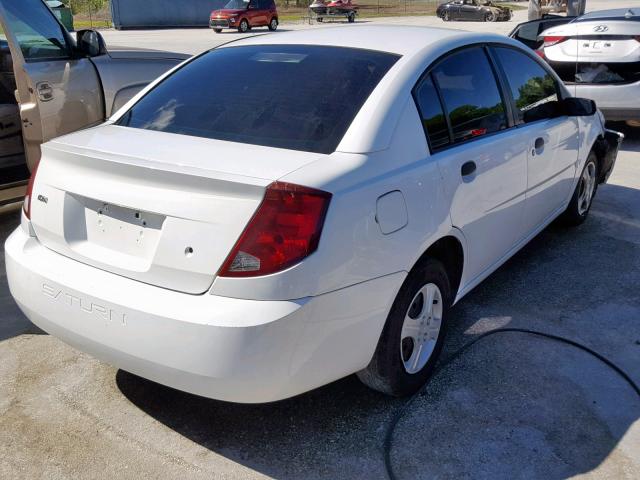 1G8AG52F24Z152226 - 2004 SATURN ION LEVEL WHITE photo 4
