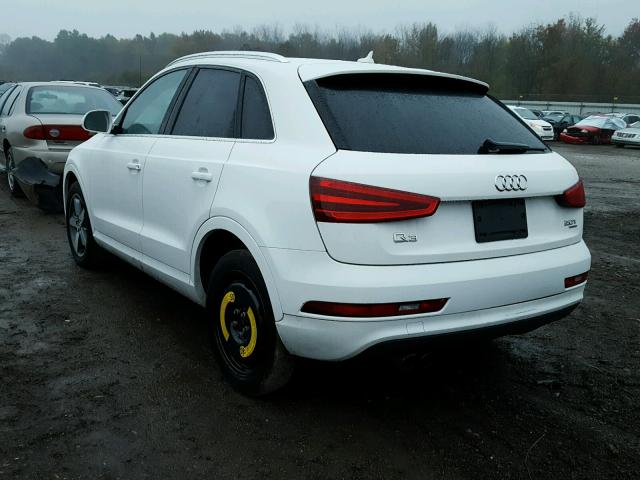 WA1EFCFS4FR003058 - 2015 AUDI Q3 PREMIUM WHITE photo 3