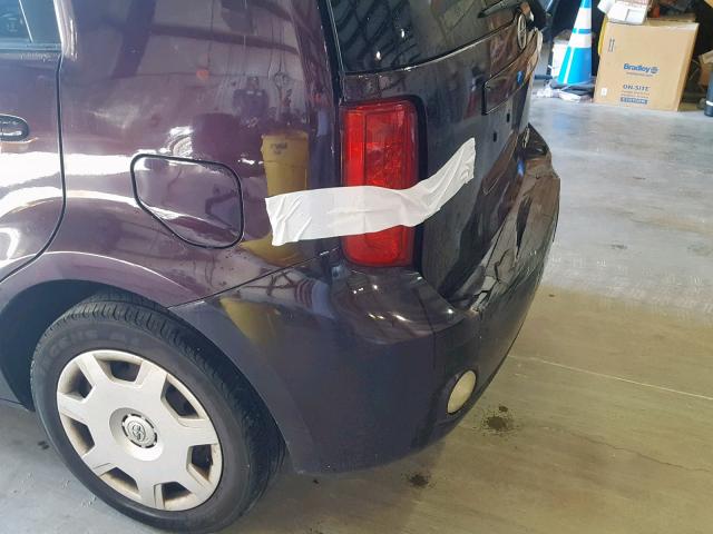 JTLKE50E391068579 - 2009 TOYOTA SCION XB Марун фото 9