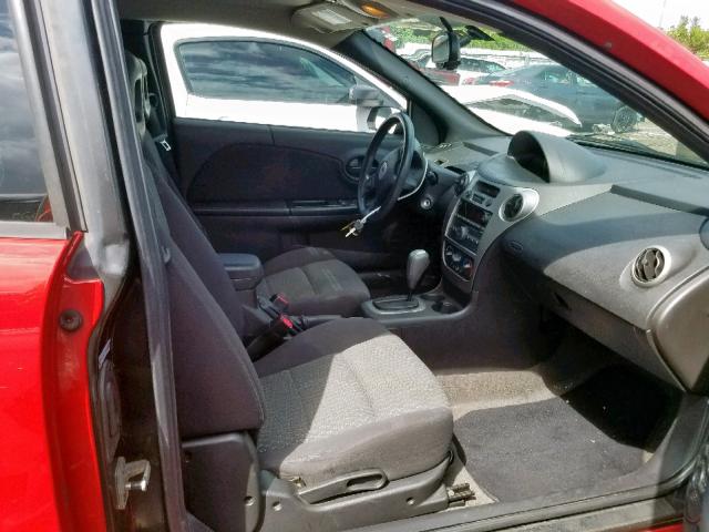 1G8AN15F17Z150952 - 2007 SATURN ION LEVEL RED photo 5