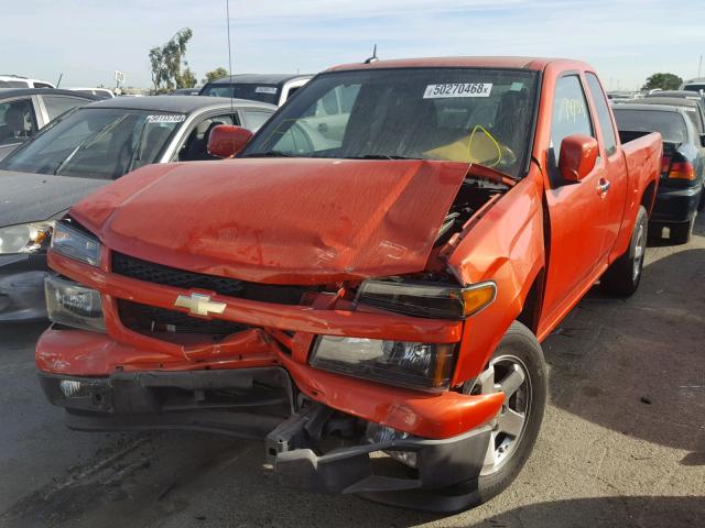1GCESCFE3C8142689 - 2012 CHEVROLET COLORADO L ORANGE photo 2