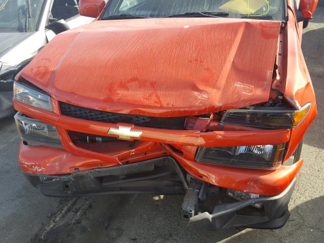 1GCESCFE3C8142689 - 2012 CHEVROLET COLORADO L ORANGE photo 7