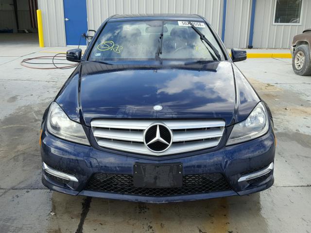 WDDGF4HB3DR263200 - 2013 MERCEDES-BENZ C 250 BLUE photo 7